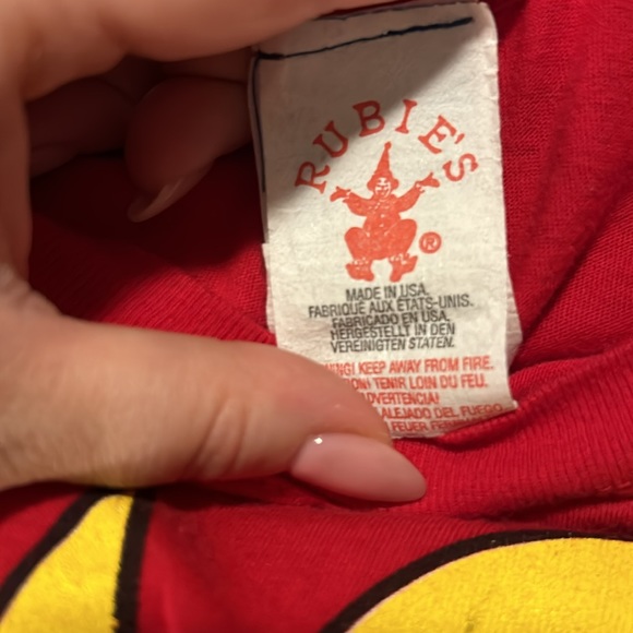 Wonder Woman T-shirt with Cape and Crown Headband Halloween Costume - Medium - Picture 4 of 5